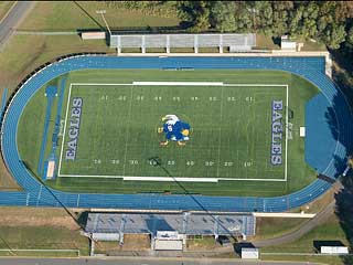 Aerial Photo Football Field