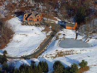 Aerial Photo Vacation Home